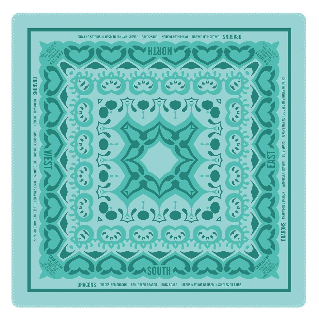 Teal Mahjong Playmat