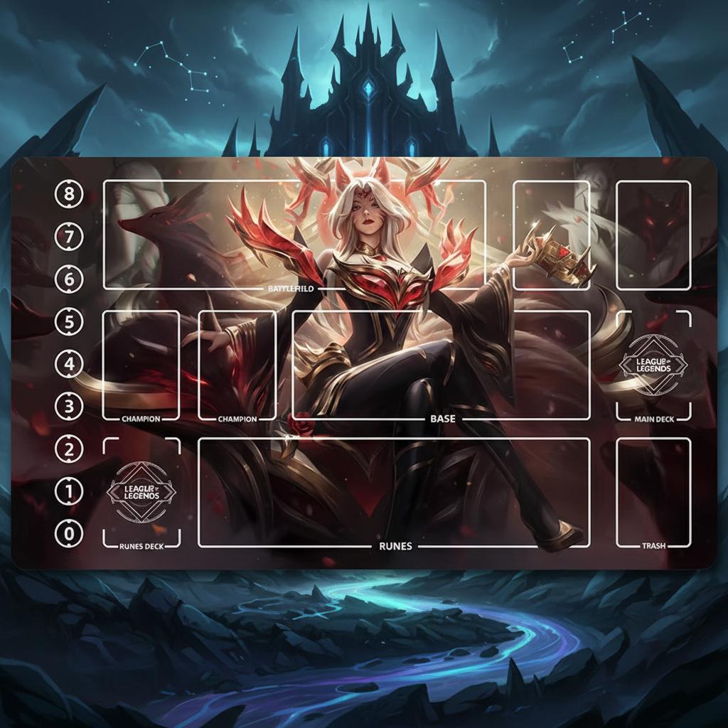 Ahri Immortal Legend Riftbound Playmat