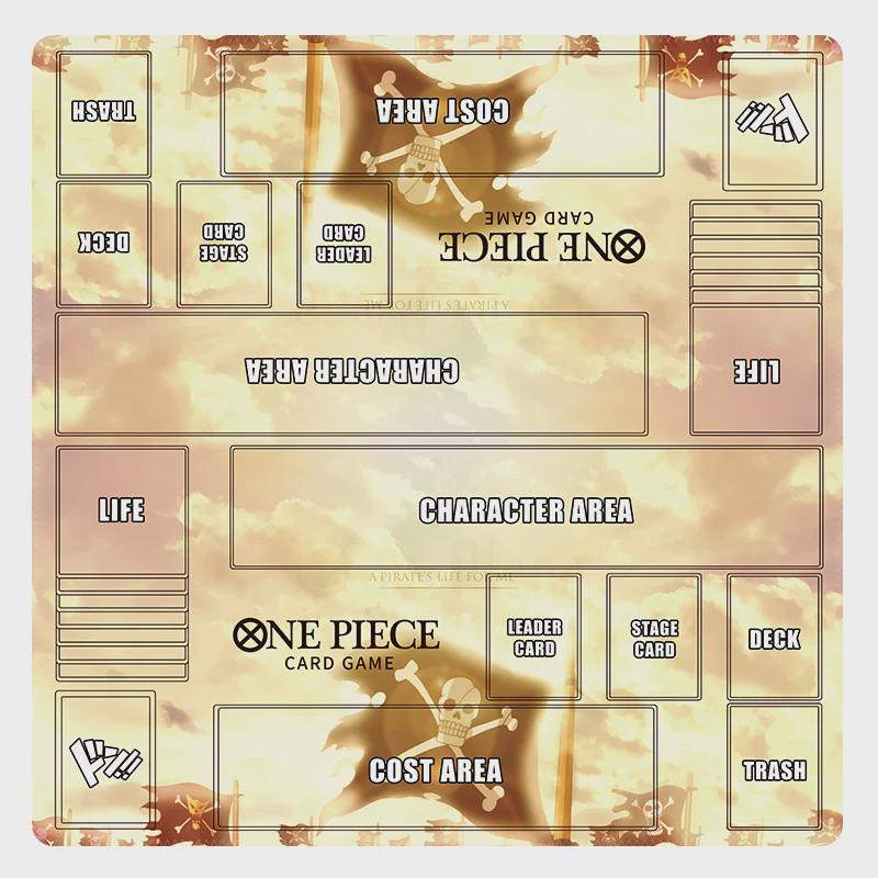 Golden Pirate Flag One Piece Duo Playmat