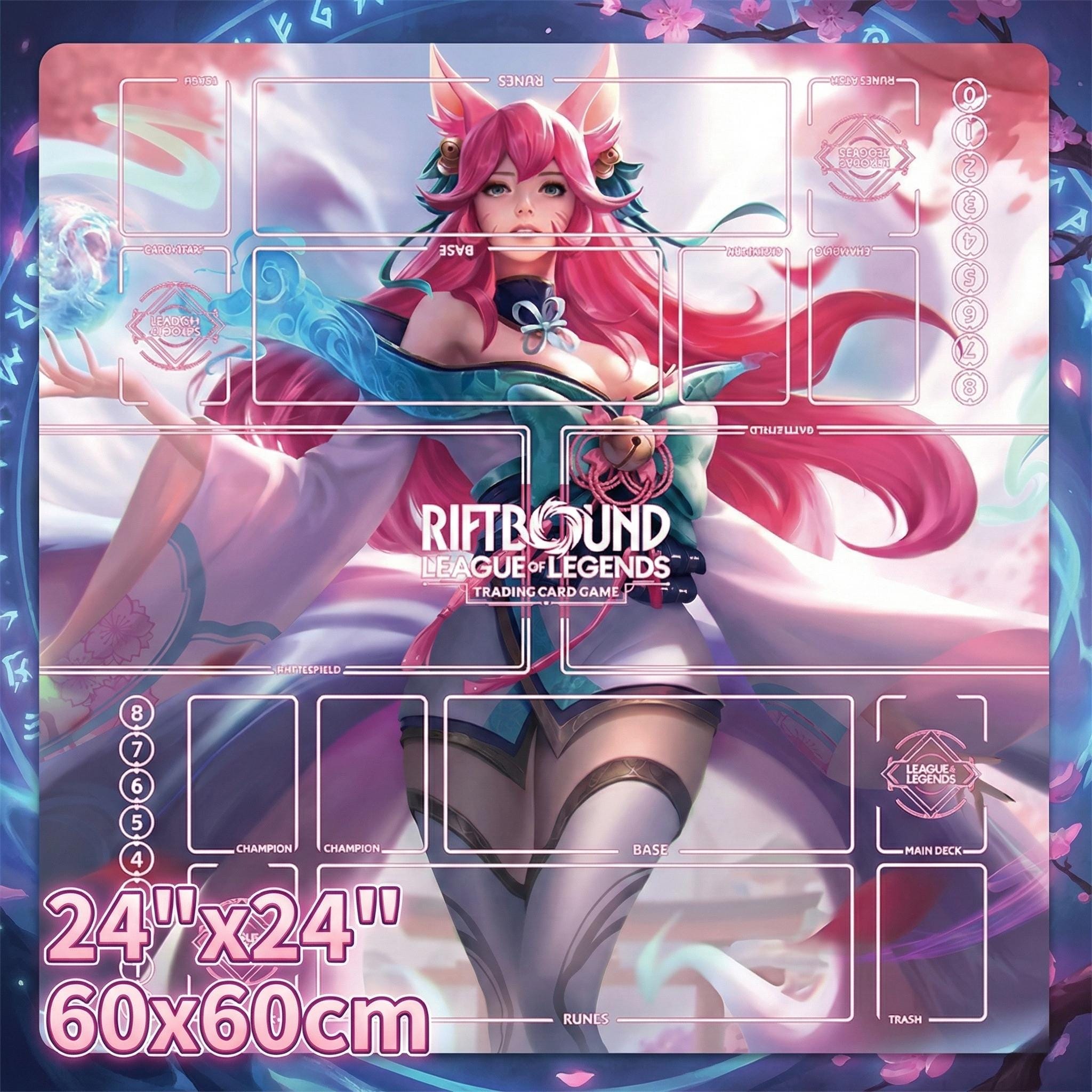 Ahri Riftbound Duo Playmat