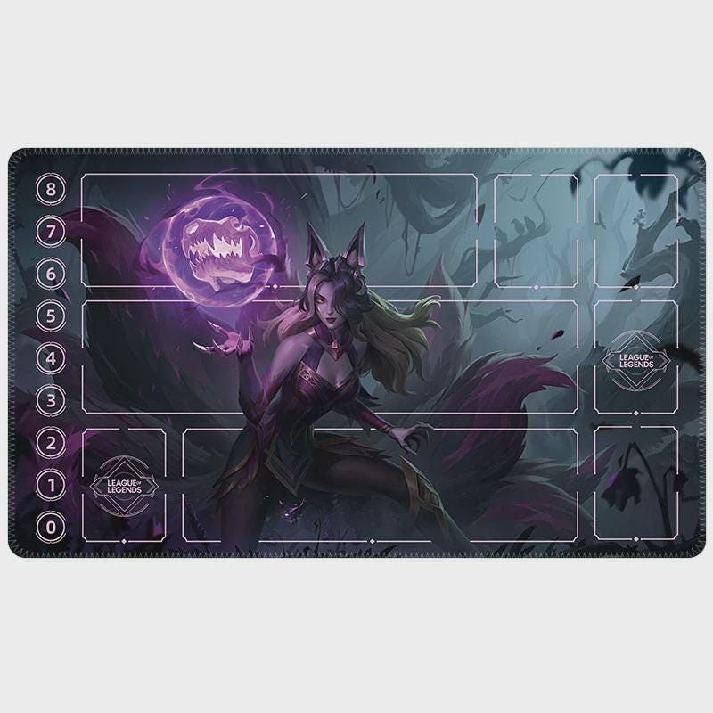 Ahri Riftbound Playmat – League of Legends Inspired TCG Surface (24" x 14")