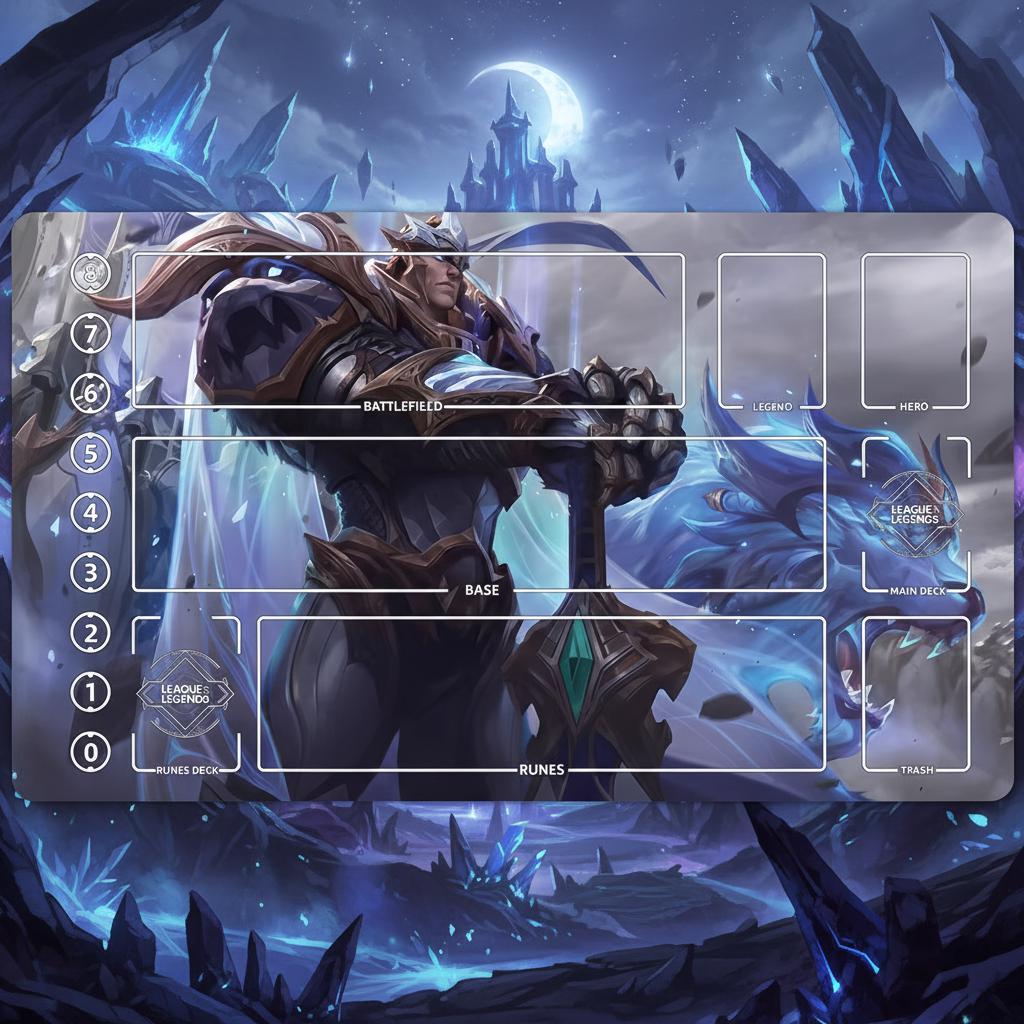 Garen Riftbound Playmat
