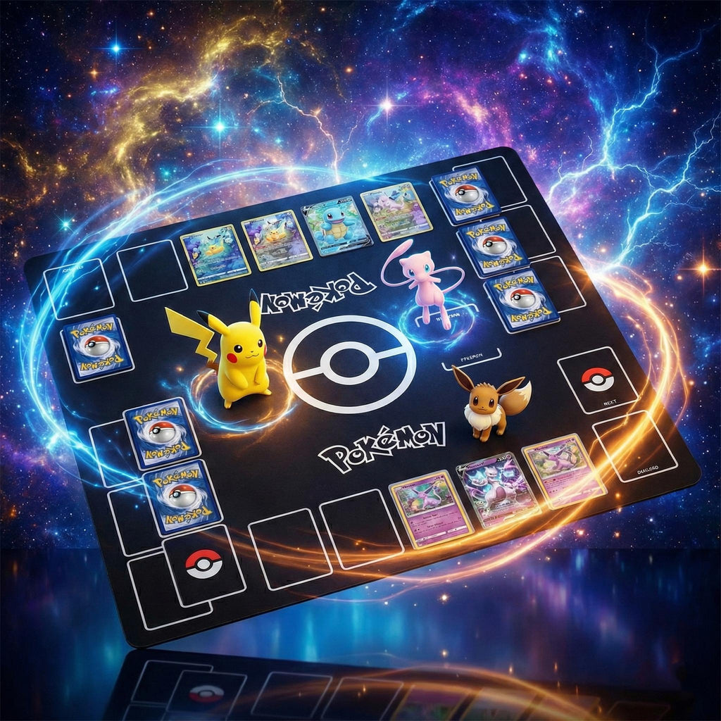 Two Player Pokemon Playmat | Duo PTCG Battle Mat