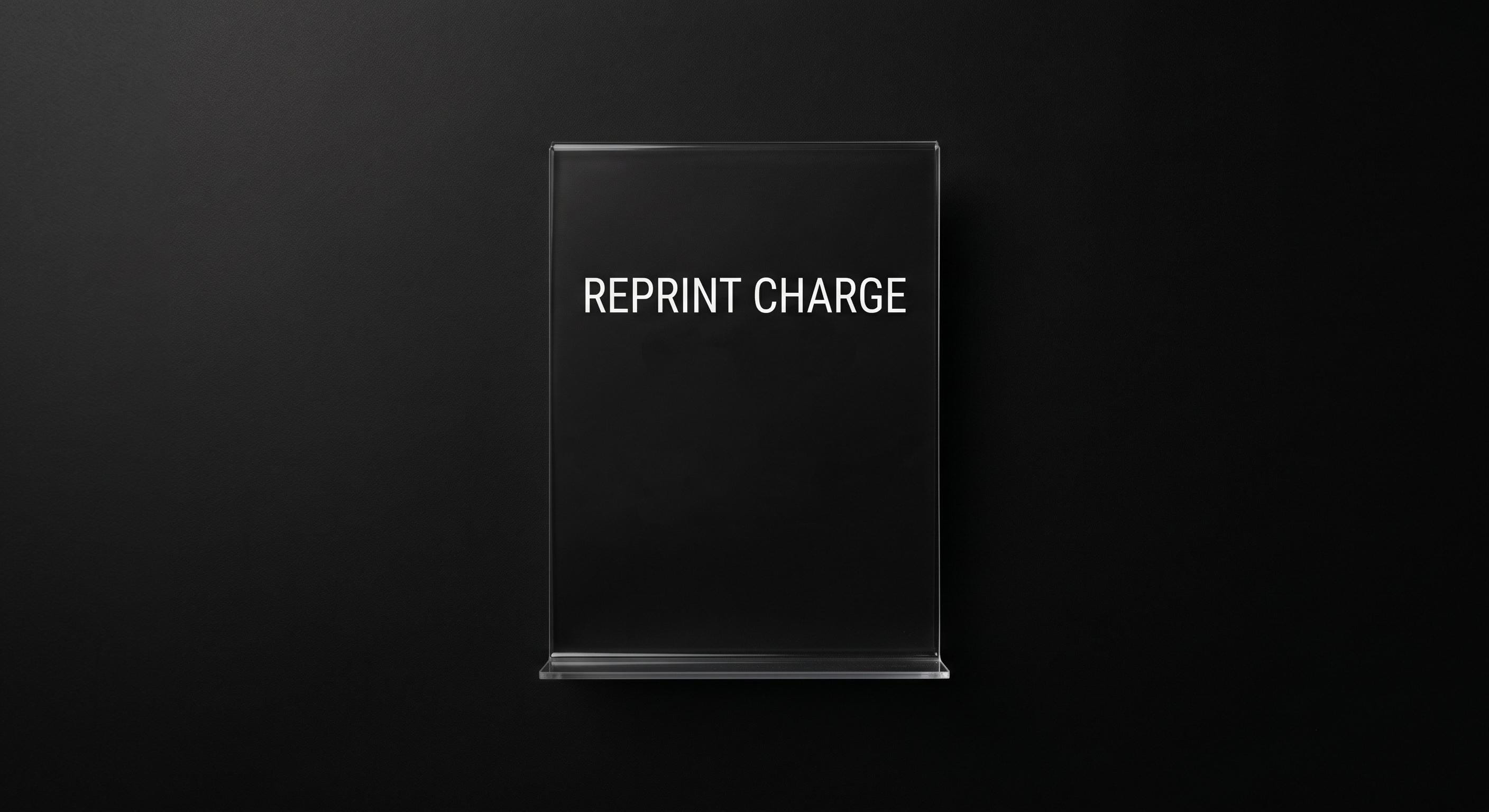 Reshipping Charge Fee