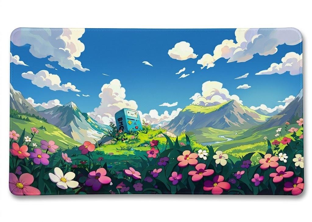 Adventure Time BMO Gaming Desk Mat | Available in Multiple Sizes