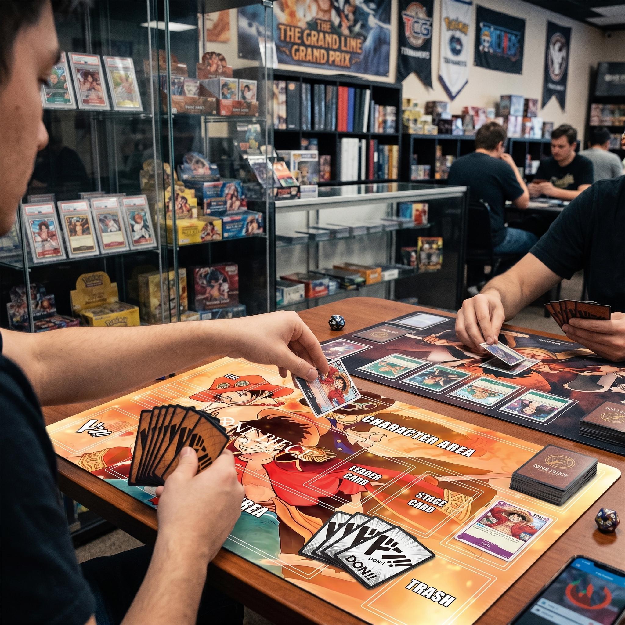 ASL Brothers Luffy Ace Sabo One Piece Playmat