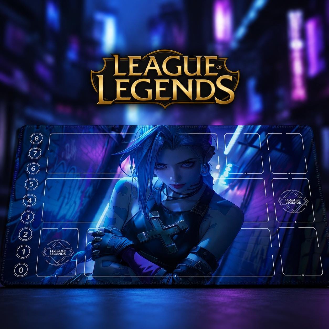 Jinx Riftbound Playmat