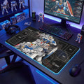 RX-79 Gundam TCG Playmat, 24x14" Mobile Suit Desk Mat, Pro Card Gaming Pad, Fan Art Gamer Gift