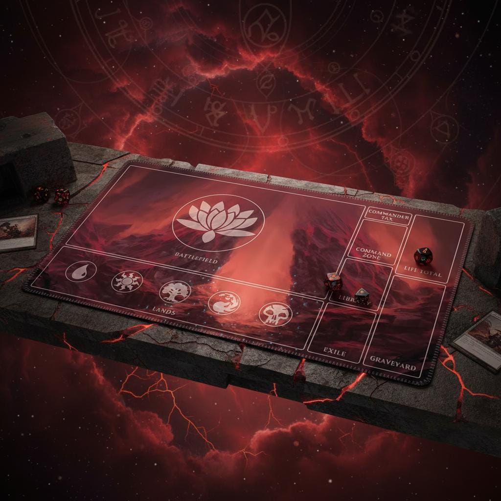 Magic the Gathering Zoned Playmat