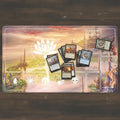 MTG Playmat with Zones, Magic the Gathering Commander Mat, Zoned TCG Desk Mat