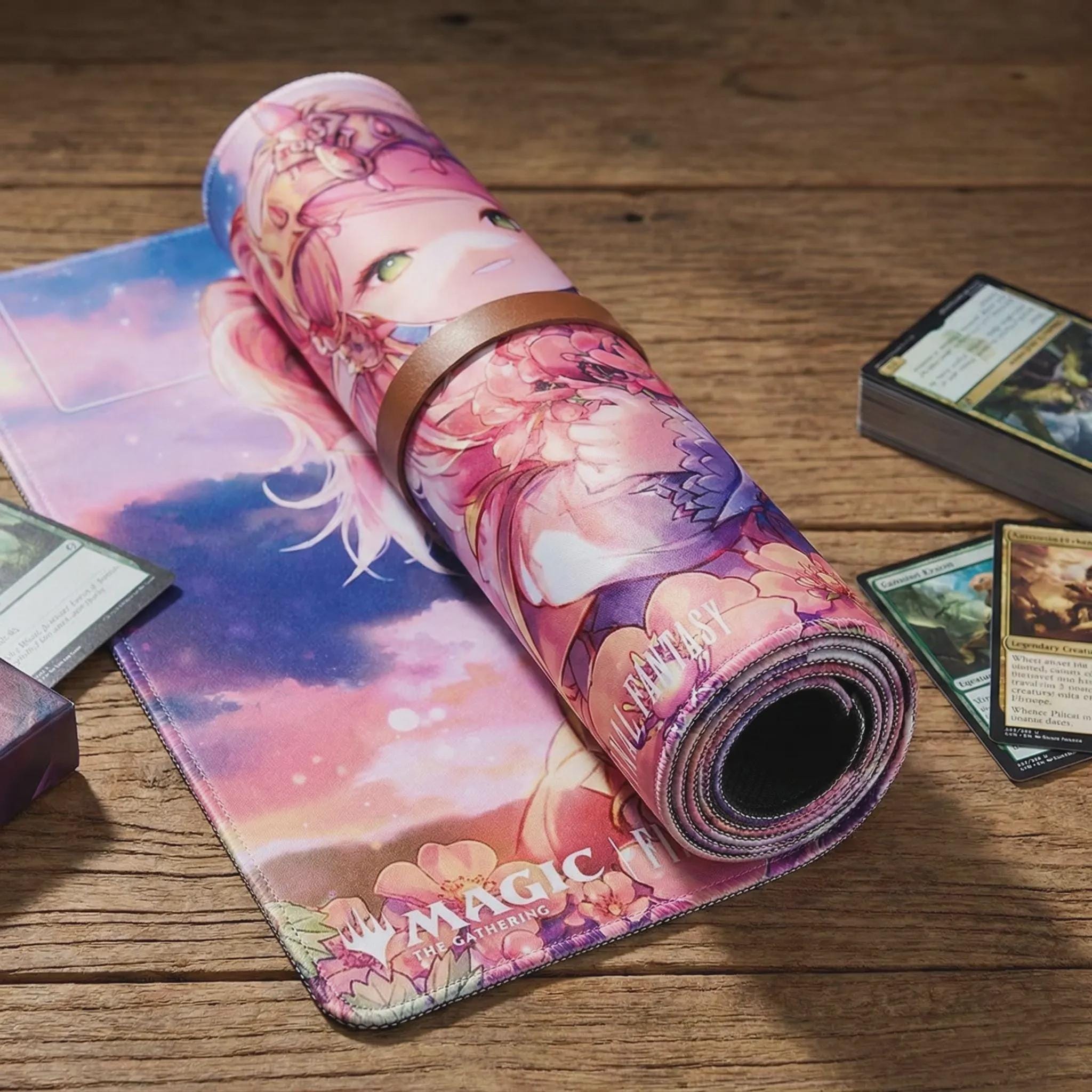 Final Fantasy MTG Playmat "Nanamo Ul Namo" | MTG Commander Mat with Zones | Anime Desk Mat for Magic: The Gathering & TCG | 24x14 inches