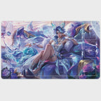 Crystal Rose Jana Riftbound Playmat – League of Legends Inspired TCG Surface (24" x 14")