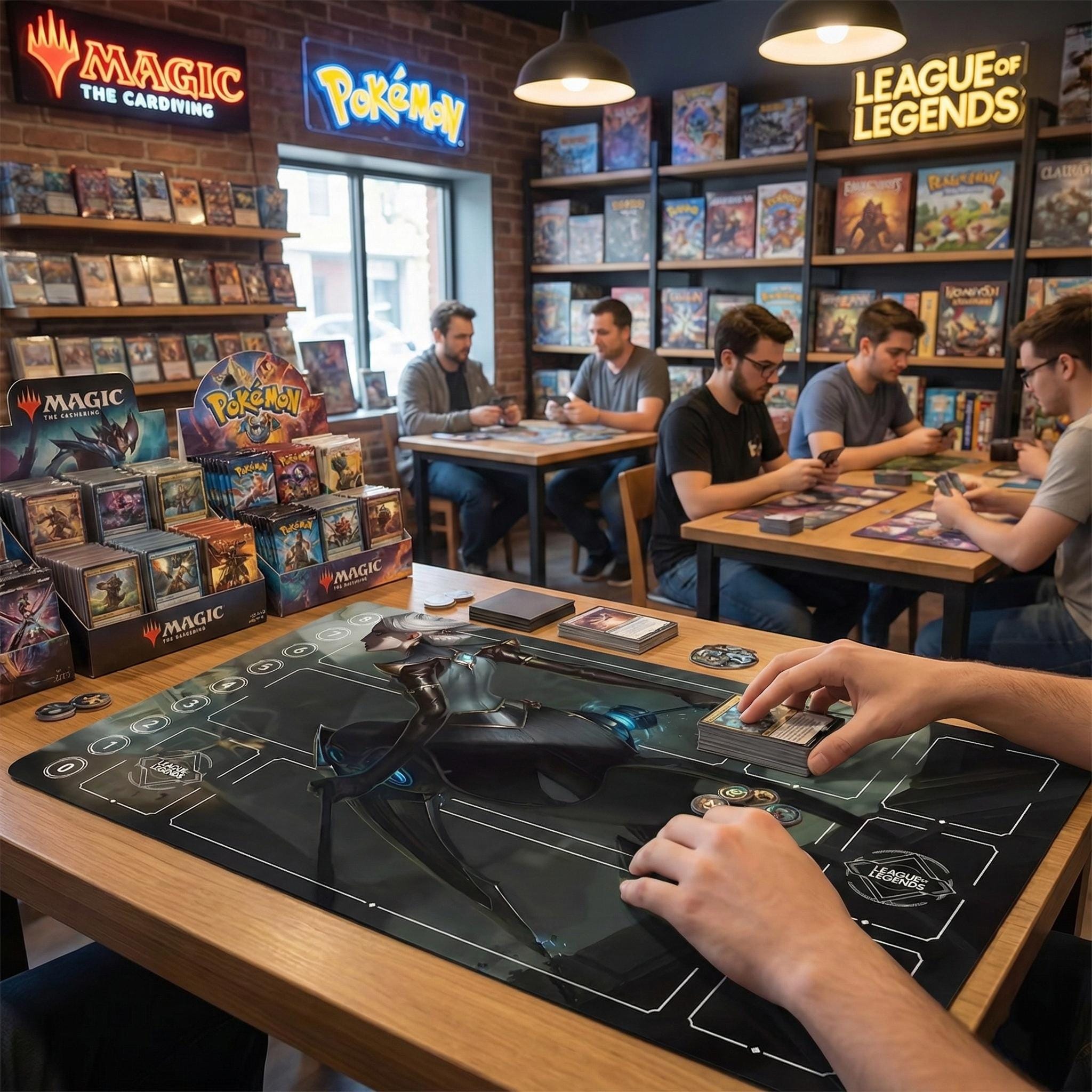 Camille League of Legends Riftbound Playmat | Trading Card Game Pad | LOL Desk Mat | 24" x 14" inches Stitched Edges