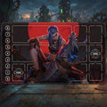 Jinx League of Legends Riftbound Playmat | Trading Card Game Pad | LOL Desk Mat | 24" x 14" inches Stitched Edges