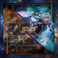 Aatrox & Riven Riftbound Playmat Two Players - League of Legends Trading Card Game - Duo Zones Battlefield 24" x 24" inches (60x60 cm)