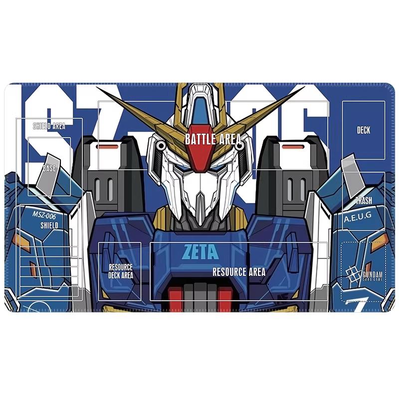 Gundam MSZ-006 Zeta Playmat - Gundam Card Game - 24" x 14" inches (600 x 350 mm) - Trading Card Game