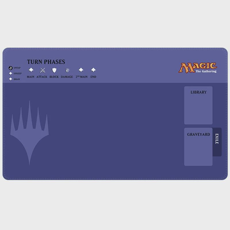 MTG Playmat with Zones, Magic the Gathering Commander Mat, Zoned TCG Desk Mat 24 x 14 inches