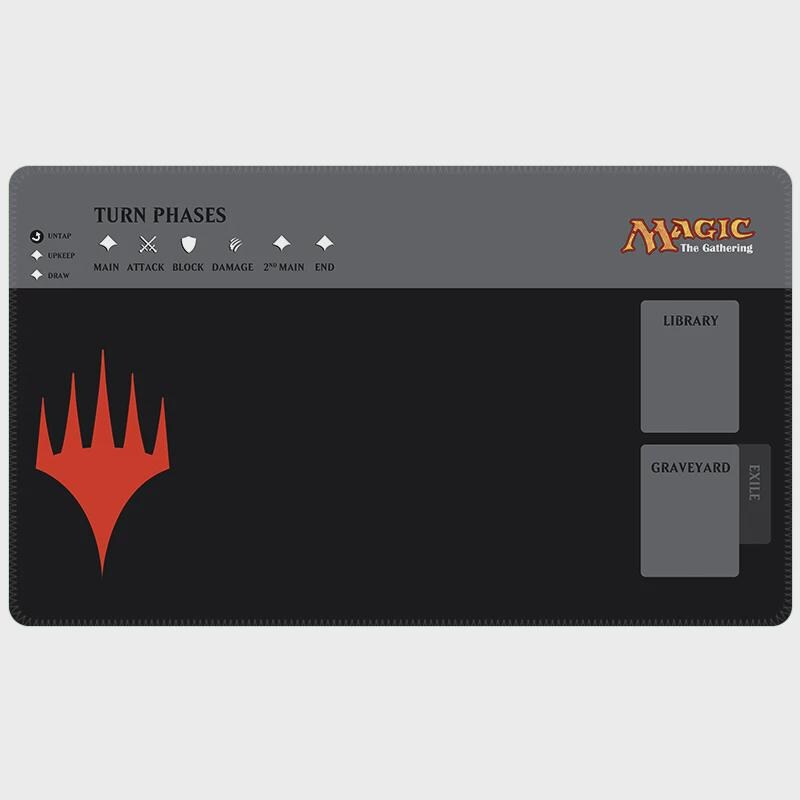 MTG Playmat with Zones, Magic the Gathering Commander Mat, Zoned TCG Desk Mat 24 x 14 inches