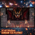 Gundam Card Game Playmat with Zones | 24x14 inches Card Mat for GCG Gift | Crossbone Gundam X-1