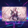 Lux Spirit Blossom Arcana Riftbound LOL Playmat - League of Legends Inspired Trading Card Game - 24" x 14" inches Stitched Edges