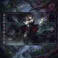 Coven Evelynn League of Legends TCG Playmat | Dark Fantasy Gamer Desk Mat | High-Definition Riftbound Tabletop Gaming Mat