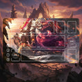 Volibear League of Legends Riftbound Playmat | Trading Card Game Pad | LOL Desk Mat | 24" x 14" inches Stitched Edges