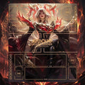 Ahri Riftbound Playmat Two Players - League of Legends Trading Card Game - Duo Zones Battlefield 24" x 24" inches (60x60 cm)