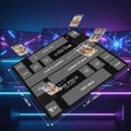 Two Player One Piece Playmat | 2 Player OPCG Battle Mat | Double Duel Layout Mat | 24 x 24"