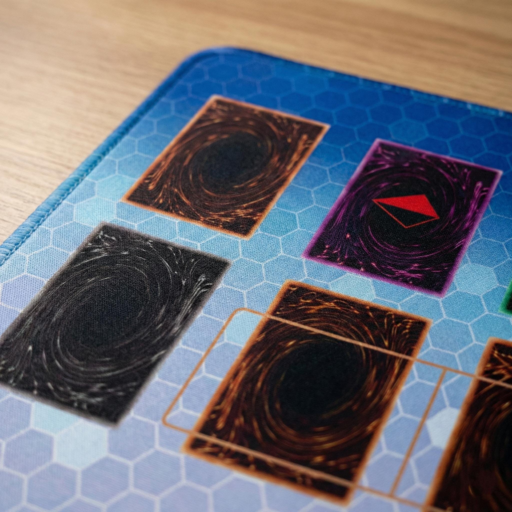 Two Player Yu-Gi-Oh! Playmat | 2 Player YGO Mat | YGO Accessories | 24 x 24" Mat