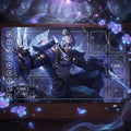 Zed Prestige Spirit Blossom League of Legends Riftbound Playmat | Trading Card Game Pad | LOL Desk Mat | 24" x 14" inches Stitched Edges