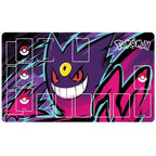 Gengar Pokemon Playmat | Ghost TCG Card Game Mat 24x14" | Gengar Ghost Poison Aesthetic Gaming Desk Mat with Zones