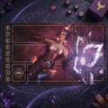 Seraphine Graceful Phoenix Riftbound LOL Playmat - League of Legends Trading Card Game - 24" x 14" inches Stitched Edges