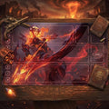 Varus High Noon Riftbound LOL Playmat - League of Legends Inspired Trading Card Game - 24" x 14" inches (600 x 350 x 2 mm) Stitched Edges