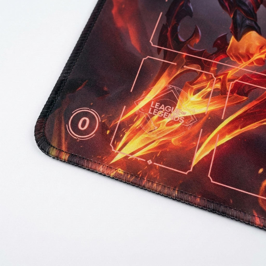 Varus High Noon Riftbound LOL Playmat - League of Legends Inspired Trading Card Game - 24" x 14" inches (600 x 350 x 2 mm) Stitched Edges