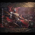 Zaheen League of Legends Riftbound Playmat | Trading Card Game Pad | LOL Desk Mat | 24" x 14" inches Stitched Edges