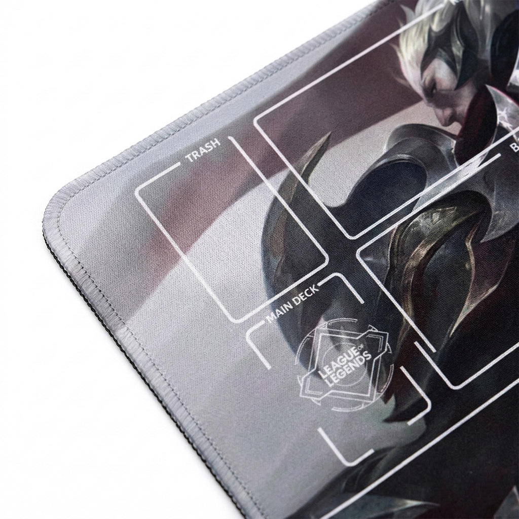 Darius Riftbound Playmat Two Players - Duo Zones League of Legends Battlefield 24" x 24" inches (60x60 cm) - TCG Playmat