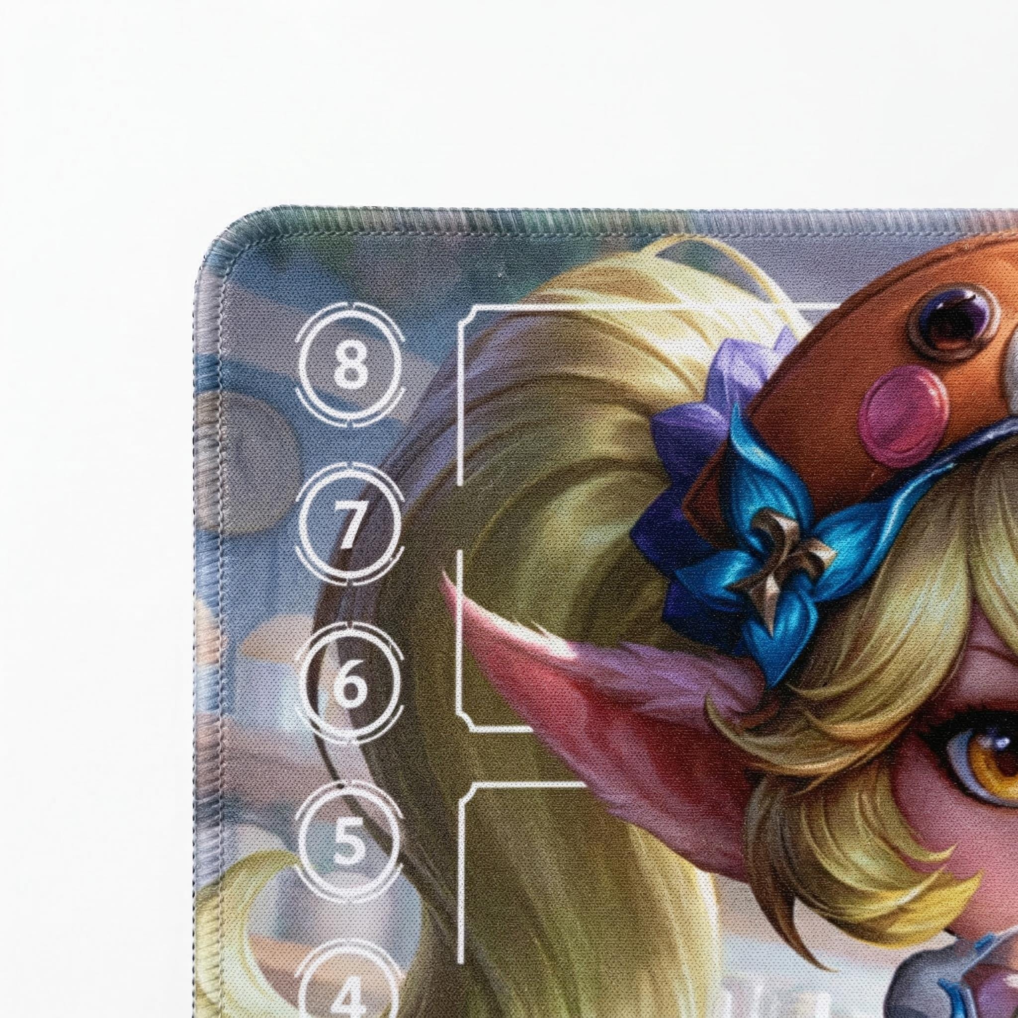 Poppy League of Legends Riftbound Playmat | Trading Card Game Play Pad | LOL Desk Mat | 600x350x2mm Stitched Edges