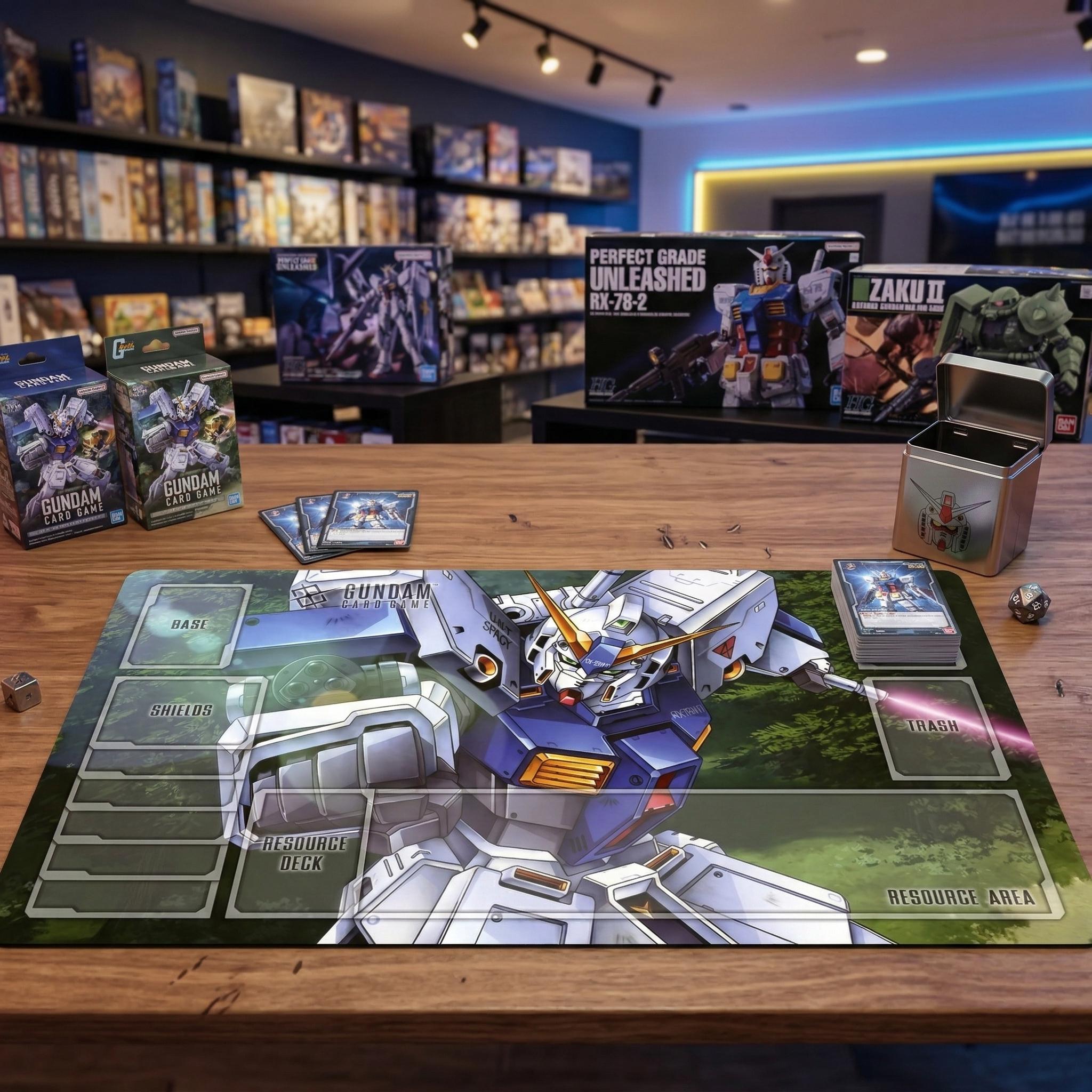 Gundam TCG Playmat RX-78NT-1 Alex, Anime Desk Mat, Mecha Gaming Mousepad, TCG Card Game Mat, Gundam Fan Gift, Large Desk Pad, Mecha Decor
