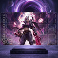 Briar Riftbound LOL Playmat - League of Legends Inspired Trading Card Game - 24" x 14" inches (600 x 350 x 2 mm) Stitched Edges