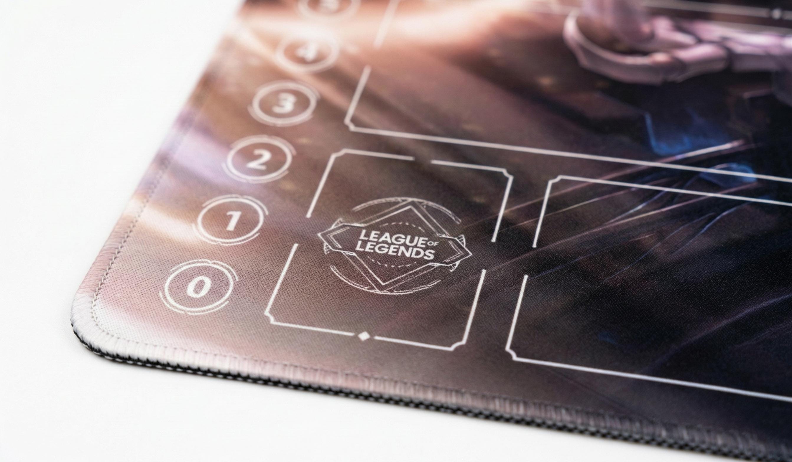 Orianna League of Legends Riftbound Playmat | Trading Card Game Pad | LOL Desk Mat | 24" x 14" inches Stitched Edges