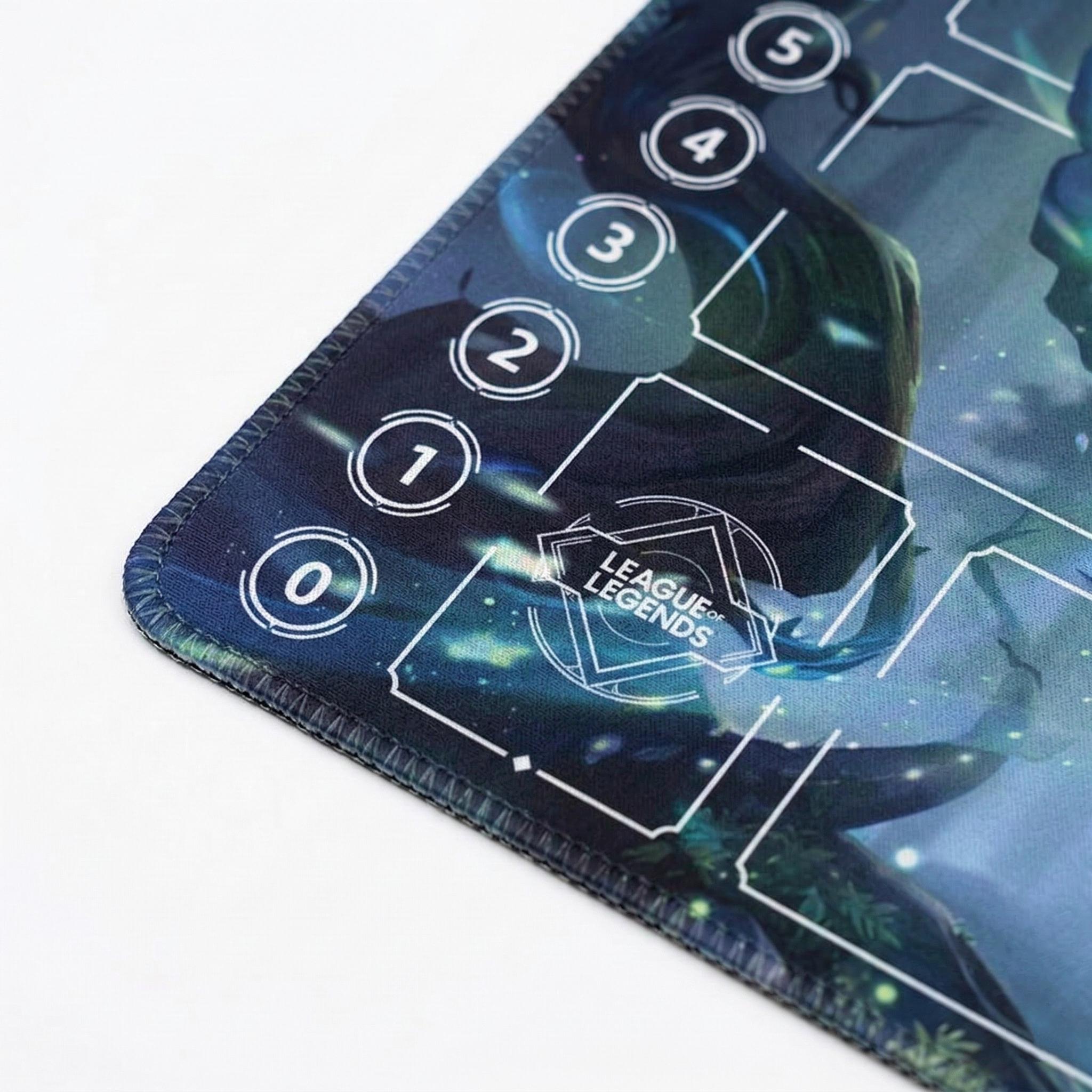 Ornn Elderwood League of Legends Riftbound Playmat | Trading Card Game Pad | LOL Desk Mat | 24" x 14" inches Stitched Edges