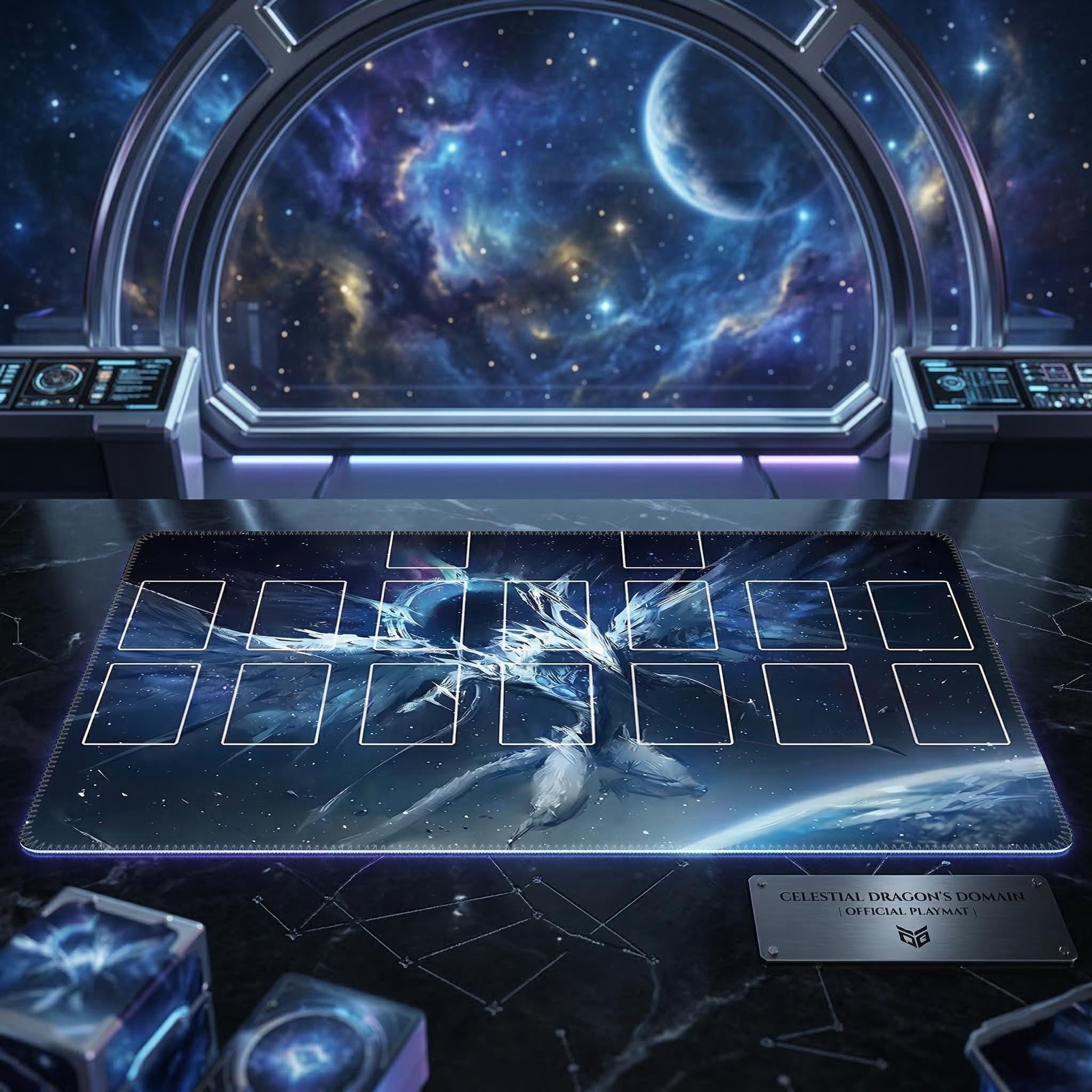 Yu-Gi-Oh! Playmat | Blue-eyes Spirit Dragon | 60 cm x 35 cm