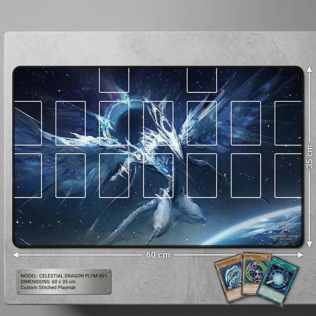 Yu-Gi-Oh! Playmat | Blue-eyes Spirit Dragon | 60 cm x 35 cm