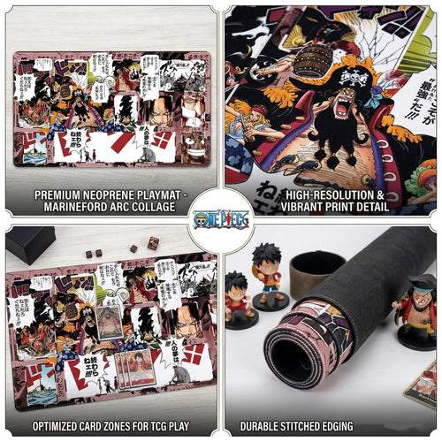 Blackbeard One Piece TCG Playmat - Marshall D. Teach Desk Mat - "A Man's Dream Will Never Die" Anime Mousepad - One Piece TCG Mat