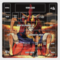 One Piece Card Game Playmat 2-Player -2 Player Dressrosa Luffy TCG Mat Custom Desk Mat - Double Duel Layout Mat 24" x 24" - Anime Desk Mat