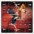 One Piece TCG 2 Player Playmat - Monkey D. Luffy Red Design - Custom Card Game Mat with Zones - Stitched Edge Gaming Mat - OPTCG Accessories