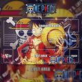 One Piece TCG Playmat - Monkey D. Luffy Straw Hat Edition - Game Mat with Zones - Premium Anime Desk Mat for One Piece - Gift for TCG Player