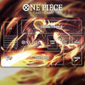 Sanji One Piece TCG Playmat with Card Zones | Vinsmoke Sanji Custom Desk Mat | One Piece Card Game Accessory | Gaming Mat Layout