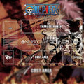 Custom Anime Crossover Playmat for One Piece TCG - OPTCG Mat with Zones - Natsu, Luffy, Naruto, Gintoki Multiverse Design - 24" x 14"