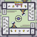 Duo Pokemon Playmat | 2 Player PTCG Battle Mat | Duel Playmat | Two-Player Layout | 24 x 24 inches